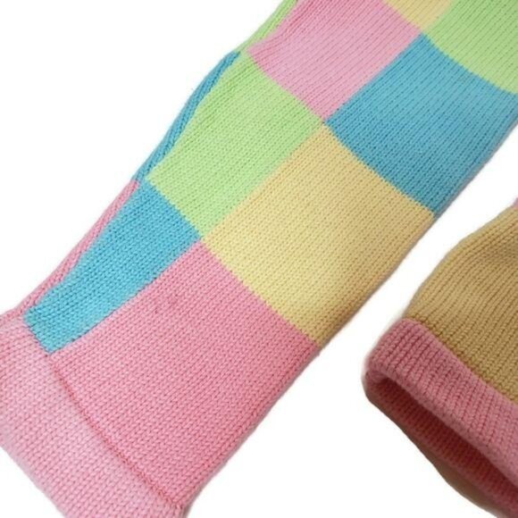 Lilly Pulitzer Girls Colorful Patchwork Cardigan Sweater Size 10 - Picture 10 of 12